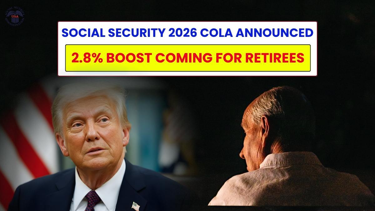 Social Security 2026 COLA Announced: 2.8% Boost Coming for Retirees